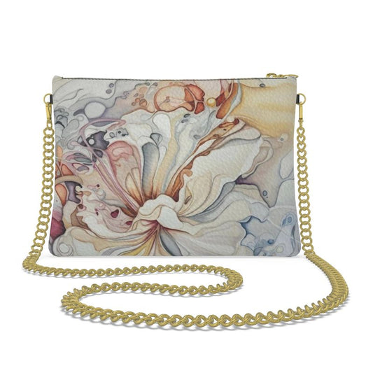 Flora Flow Leather Crossbody Bag With Chain