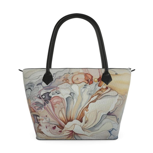 Floral Flow Zip Top Handbag