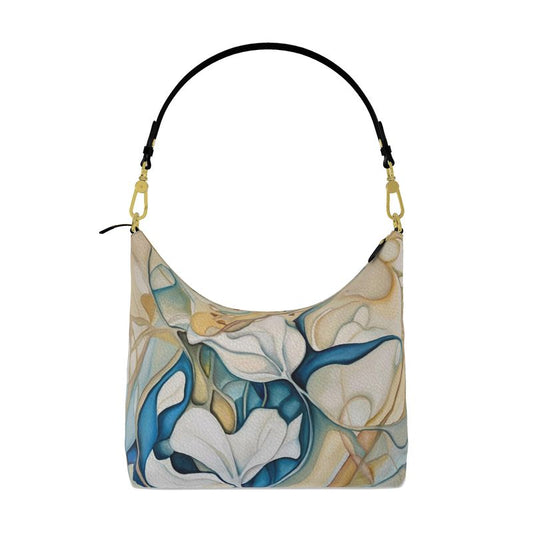 Flow Natural 3 Leather Square Hobo Bag