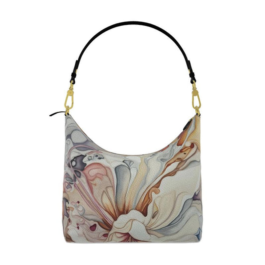 Flora Flow Leather Square Hobo Bag