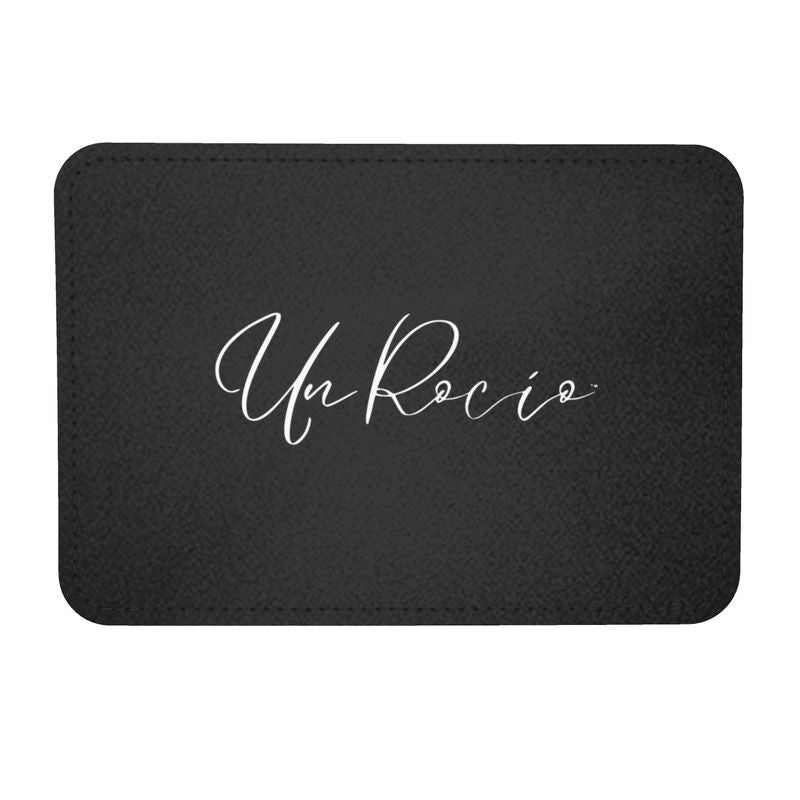 Corazón Boricua Black Leather Crossbody Bag With Chain