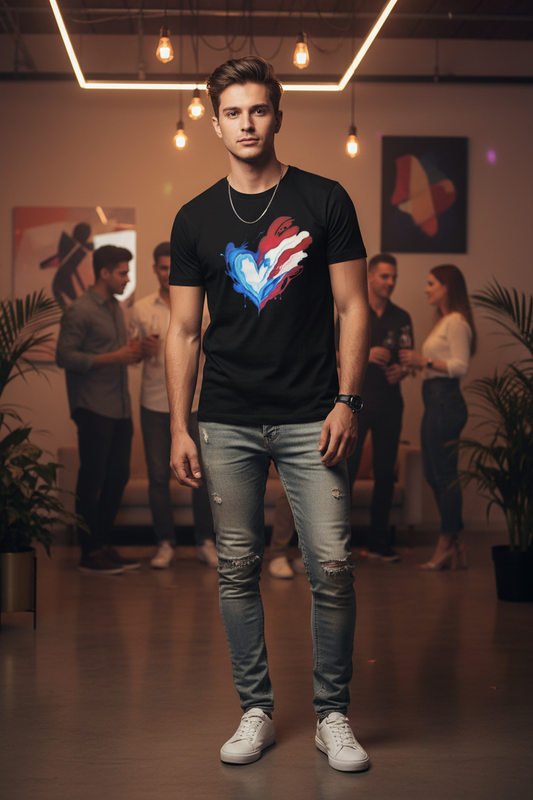 CorazĂłn Boricua - Unisex T-Shirt Tee
