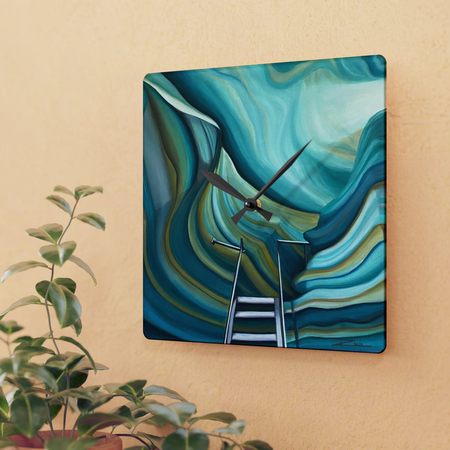 Underneath 1- Acrylic Wall Clock