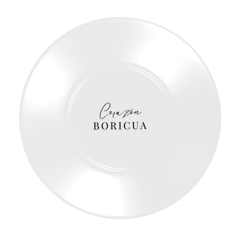 Corazón Boricua Cup and Saucer