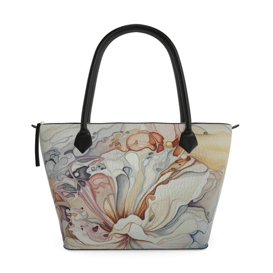 Floral Flow Zip Top Handbag