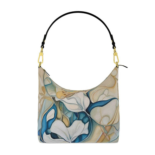 Flow Natural 3 Leather Square Hobo Bag