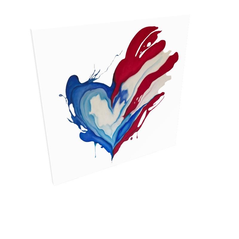 Corazón Boricua Canvas