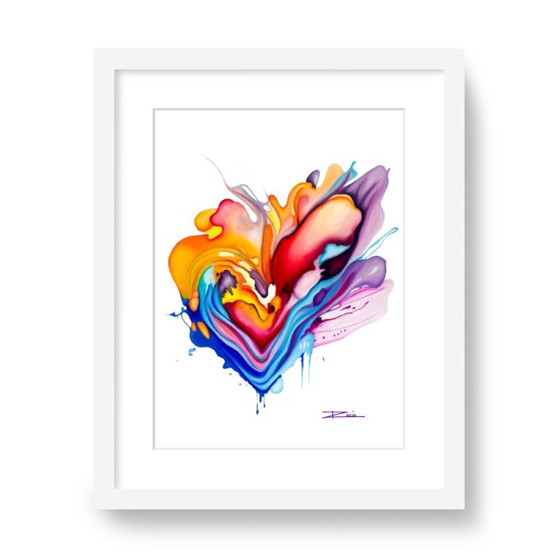 Mucho Corazón - Framed Art Prints