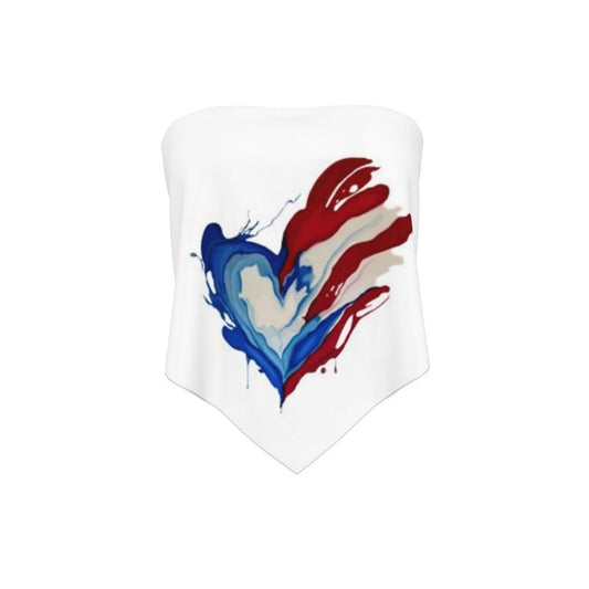 Bandana Top – Corazón Boricua