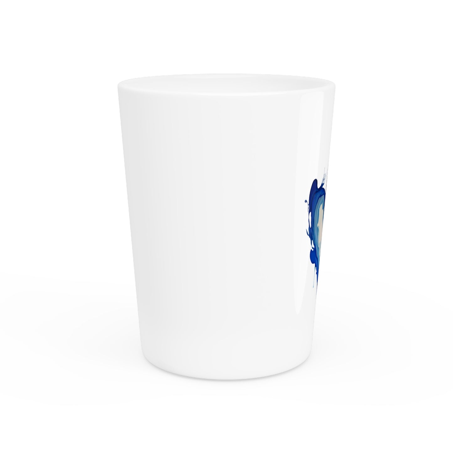 Puerto Rico Heart Shot Glass — Corazón Boricua Patriotic Liquor Glass