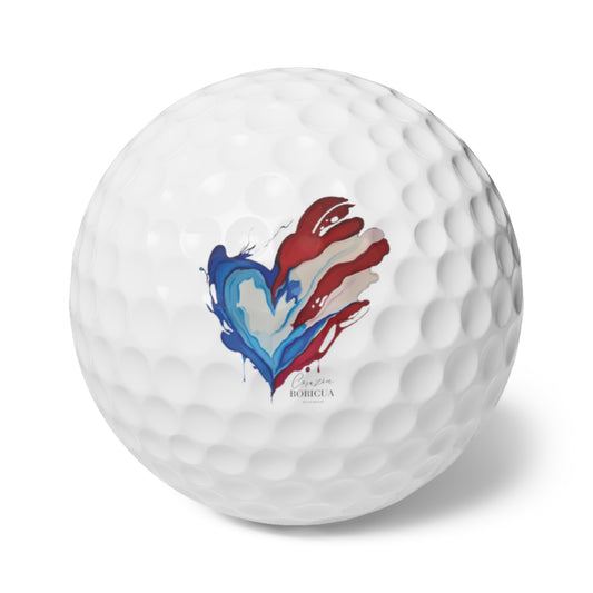 Golf Ball — Corazón Boricua Edition